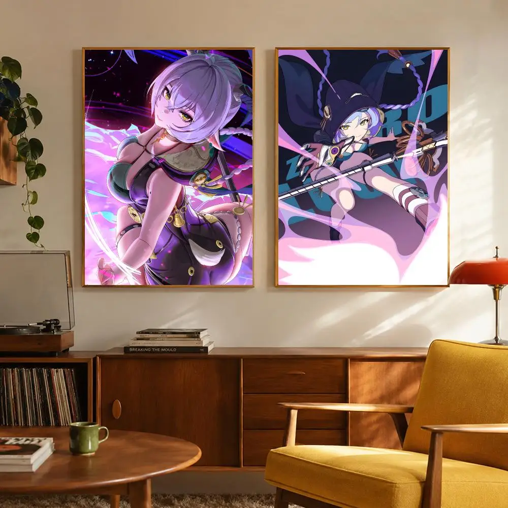 Game Character Lucia Elowen Poster Digital Solvent Print Waterproof PP Fade-Resistant Wall Art Room Decor Gift