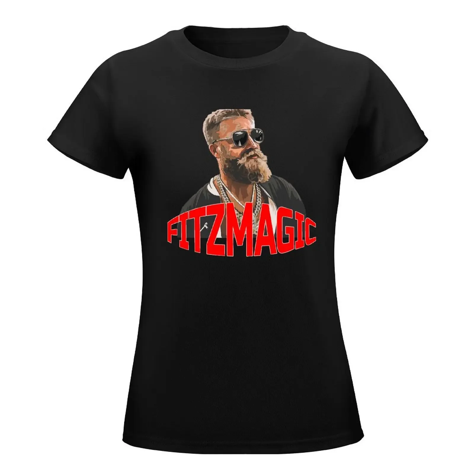 Fitzmagic T-Shirt Blouse summer tops shirts graphic tees t-shirts for Women pack