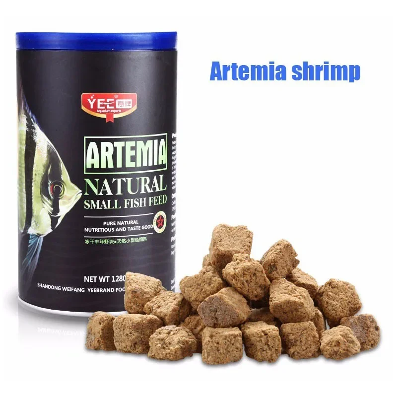 YEE Red Blood Worm Freeze Dried Artemia Salina Fish Food Feed for All Kinds of Tropical Aquarium Small Food