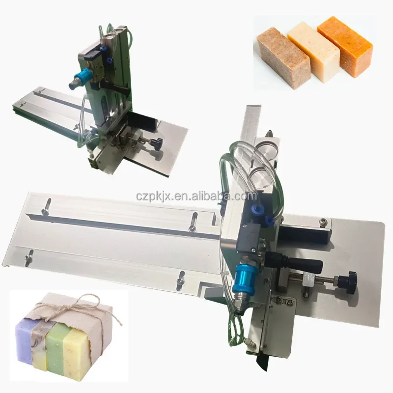 Small toilet soap bar cutting slicing machine handmade soap block cutter extruder slicer machine