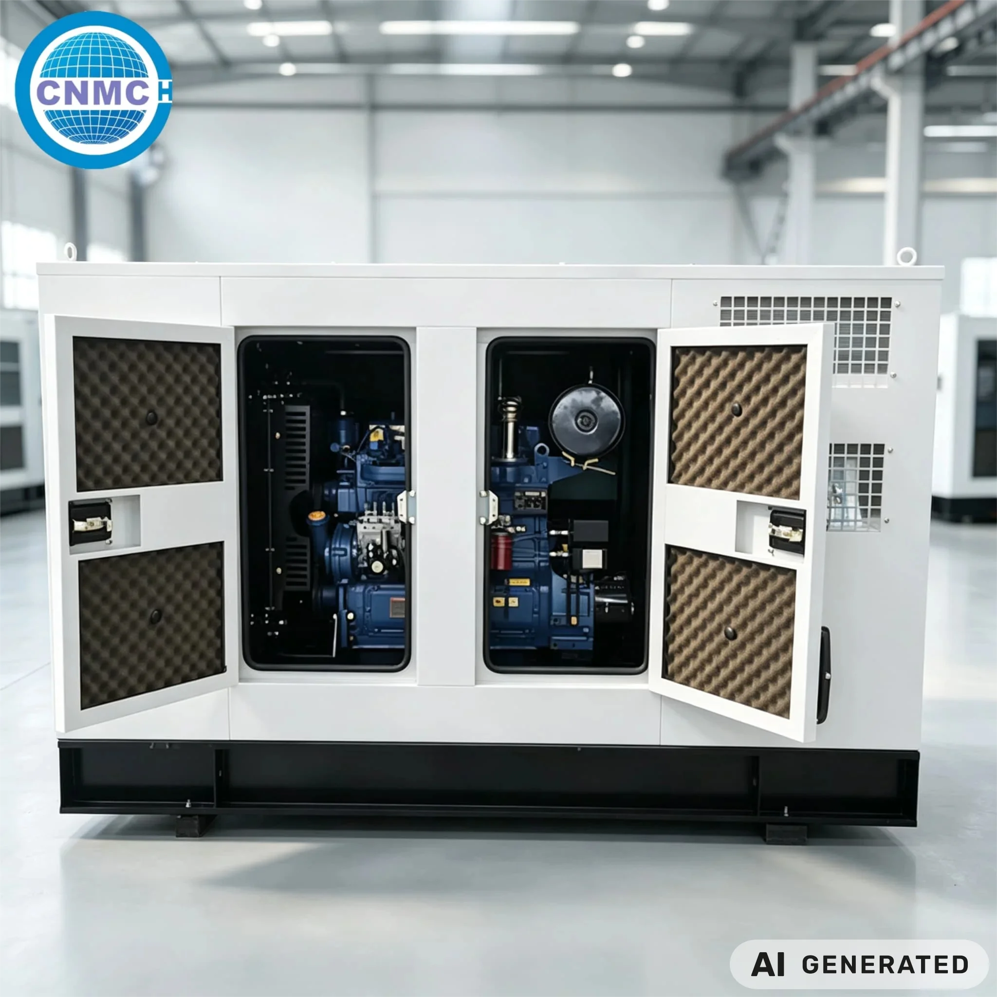 30KW 50KW 80KW 100KW Silent Diesel Generator Cummins Engine 60HZ 220V 380V Electricity Generators Emergency Power CE Certified