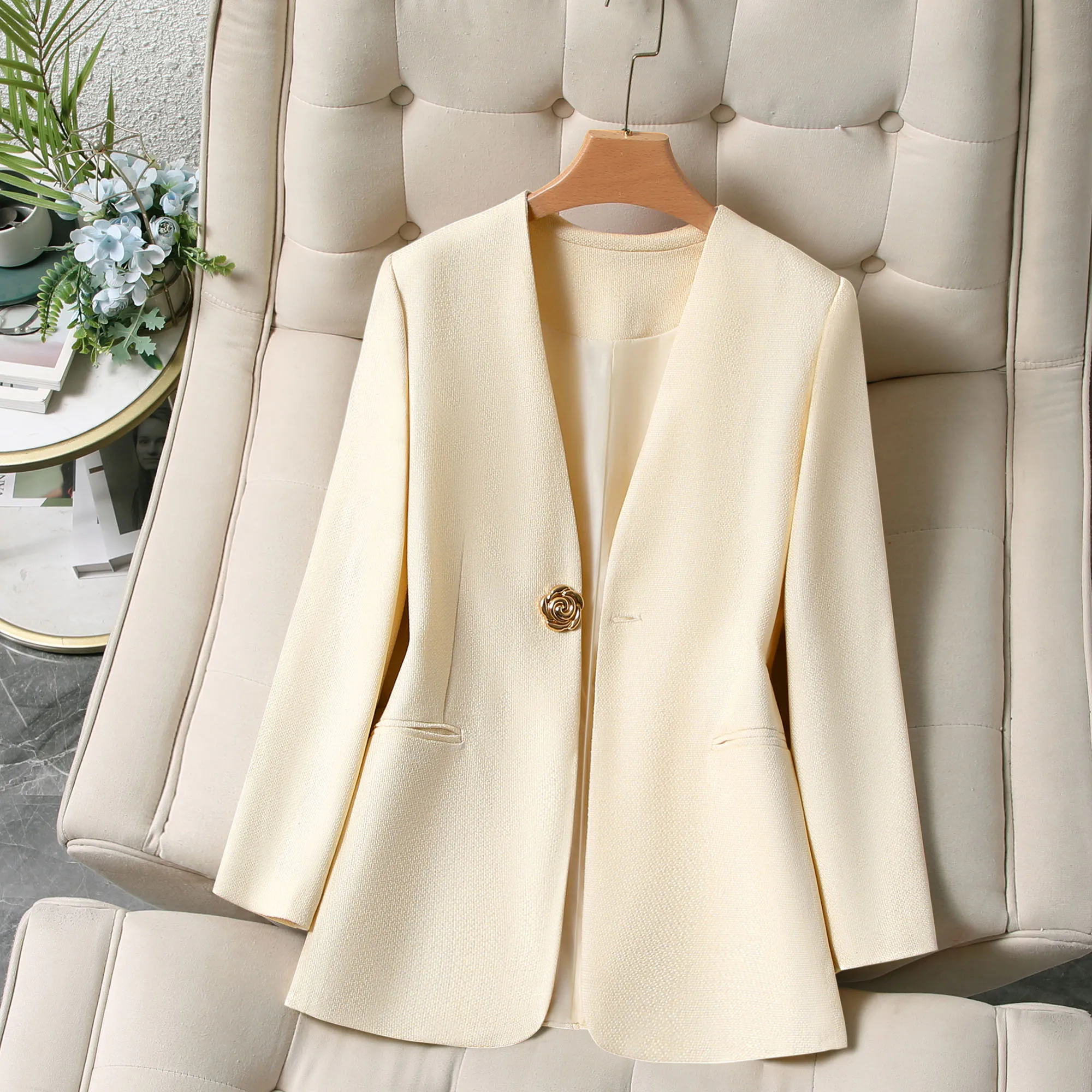 

Женский костюм Ele Long Career Jaet Fraance Sle, весна-осень 2023, новый высококачественный топ в стиле вестерн Sensation