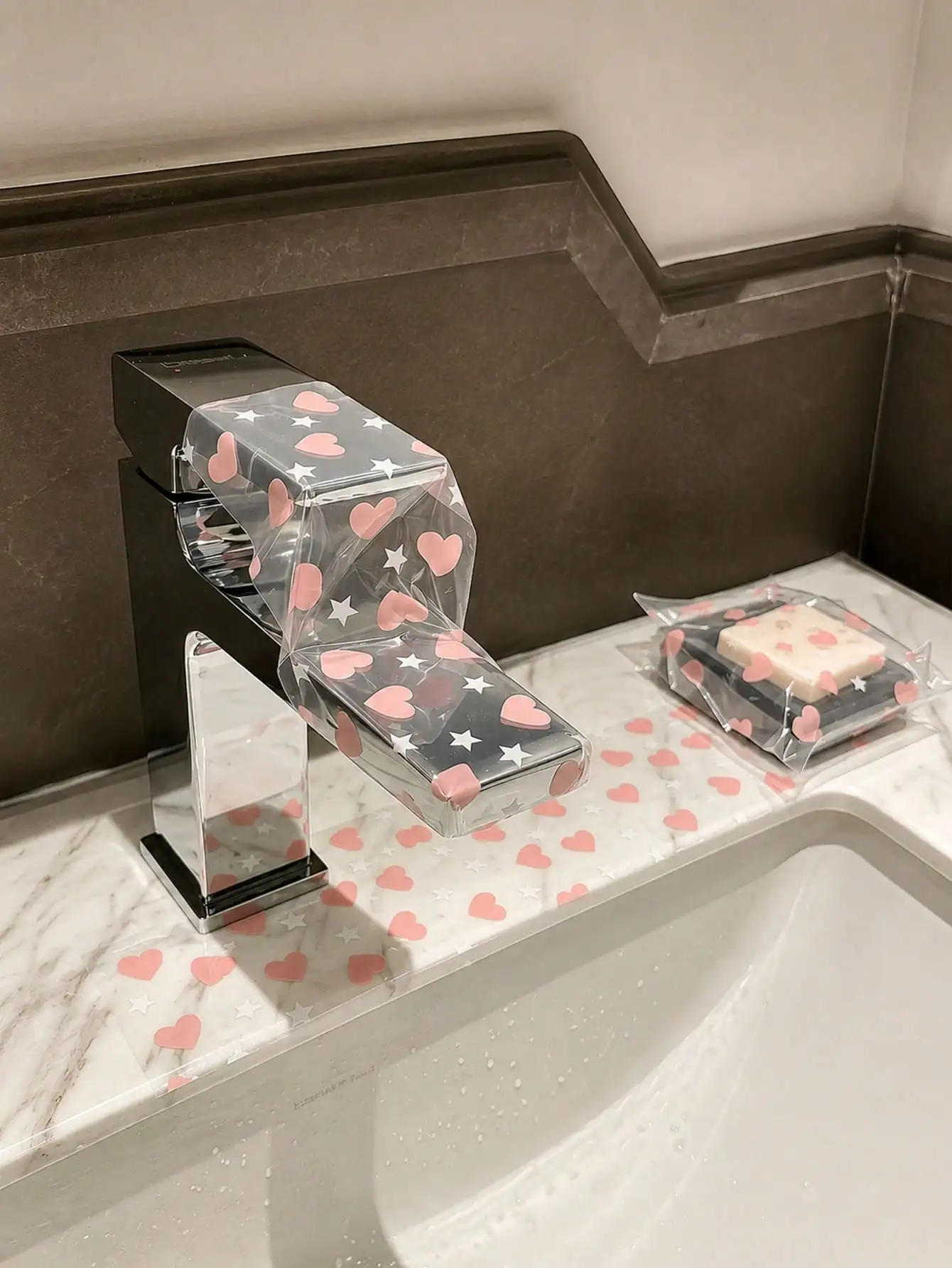 133pcs/roll disposable toilet seat covers, waterproof toilet seat protective film, heart pattern - portable sanitary pads suitable for travel, hotels, public restrooms, and home bathrooms, travel accessories, back-to-school supplies view 5