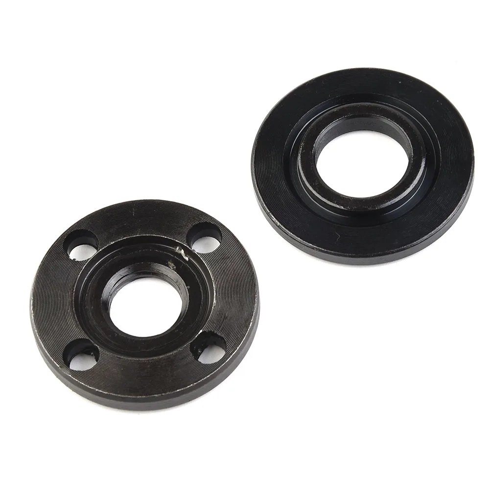 M14 Steel Lock Nuts Flange Nut Inner Outer Kit Angle Grinder Flange Spanner Wrench Kit For Grinder Accessories W/ Lock Nut Tool