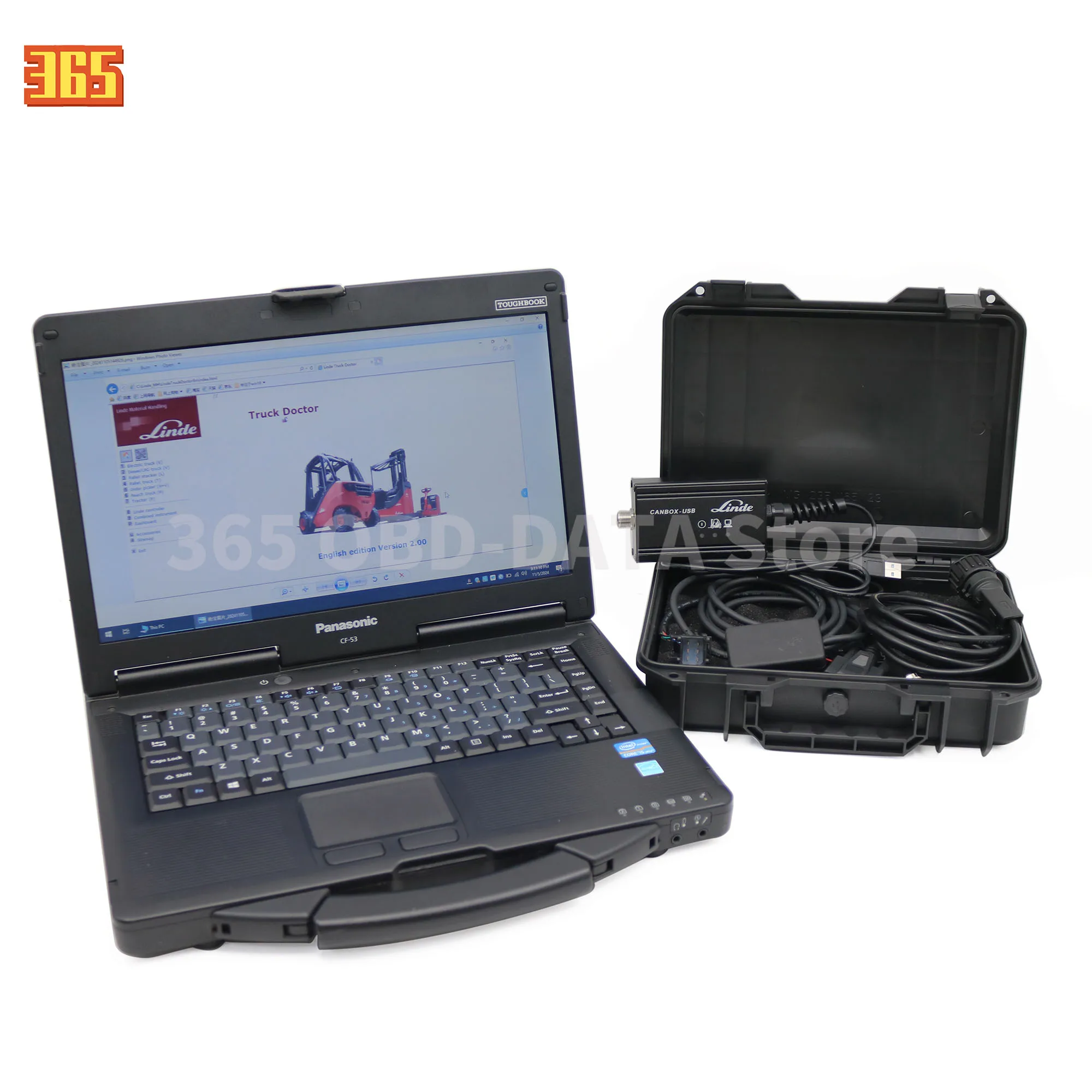 Forklift Linde Canbox Doctor Diagnostic scanner Lin-de Pathfinder Software LI NDE LSG Linde Forklift Truck Diagnostic Tool