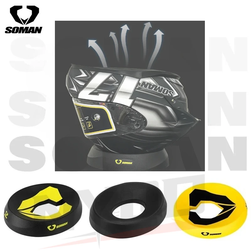 

Motorcycle Helmet Stands Round Helmet Donut Ring Service Pad Portable for Clean Visor Remove Pads and Installing Equipments