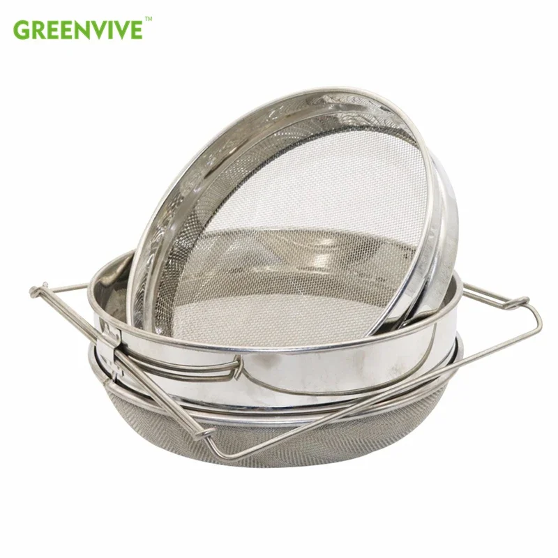 

Net Impurity Filter Double Sieve Strainer Beekeeping Honey Filter Beekeeping Tools Stainless Steel Honey Strainer