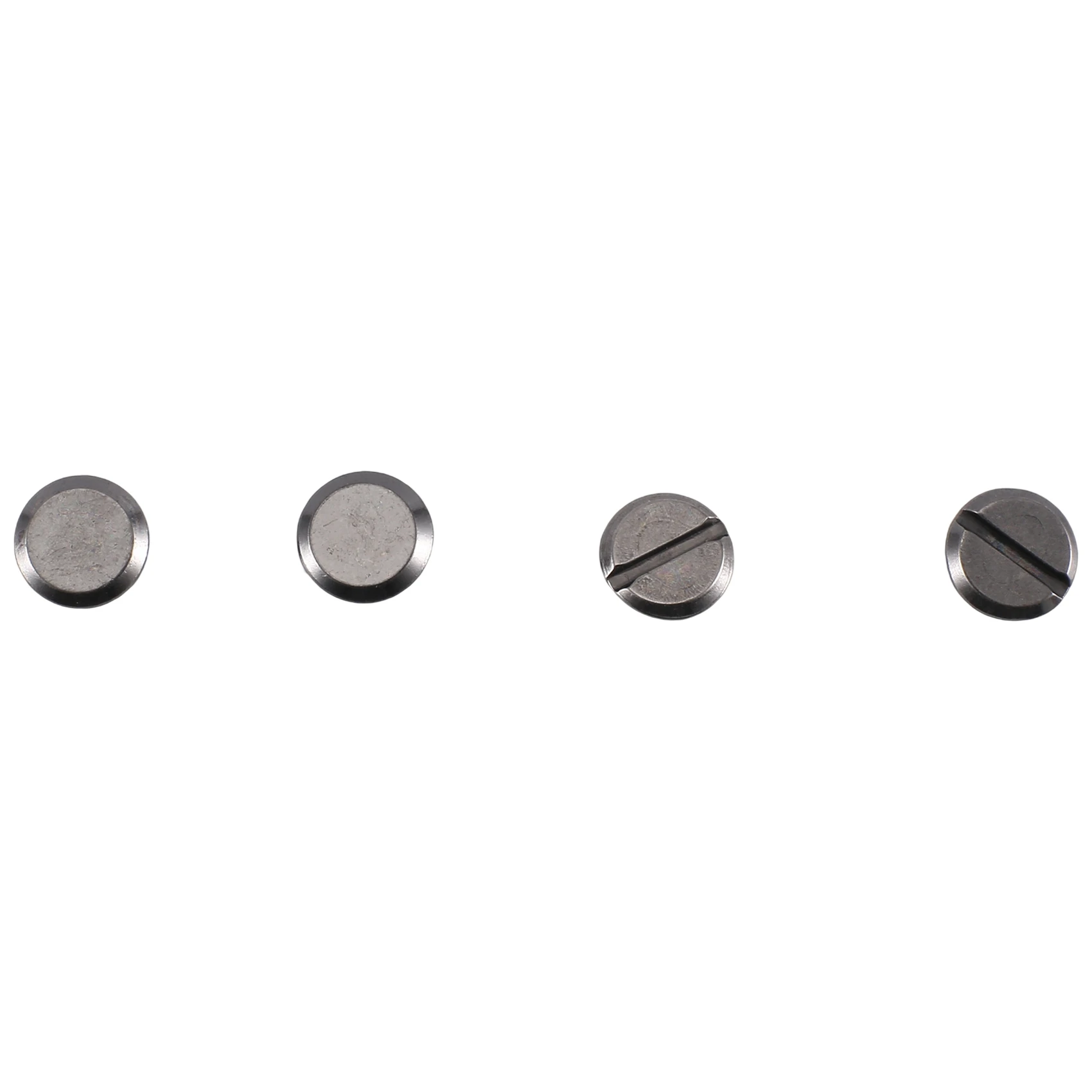 A21Q -90 Sets Chicago Screws Assorted Kit, 6 Sizes Of Round Flat Head Leather Rivets Metal Screw Studs For DIY Leather Craft