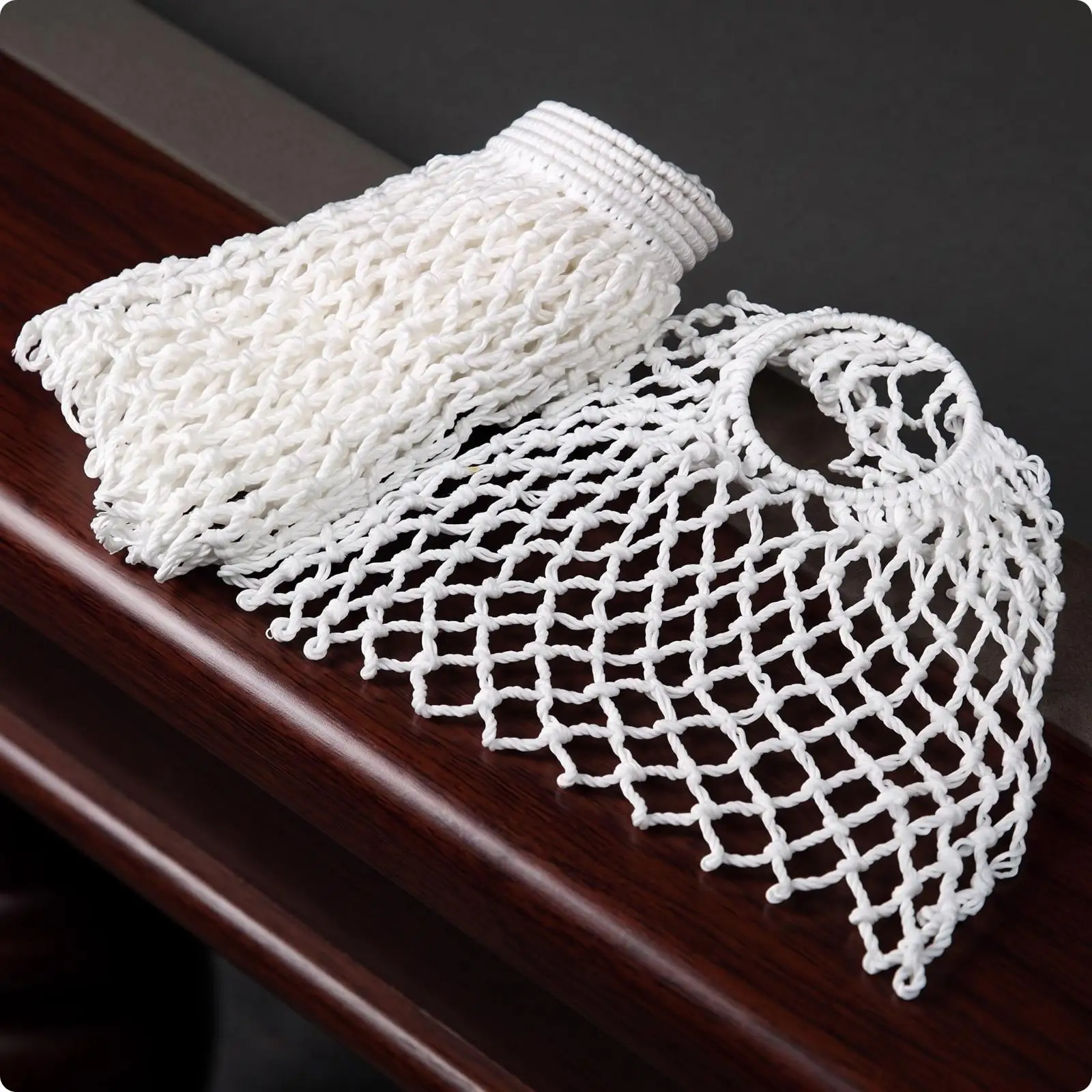 Replacement Pool Table Pocket Net Heavy Duty Braided Mesh Funnel Catcher Six Pack for Billiard Corners Snooker Supplies Parts