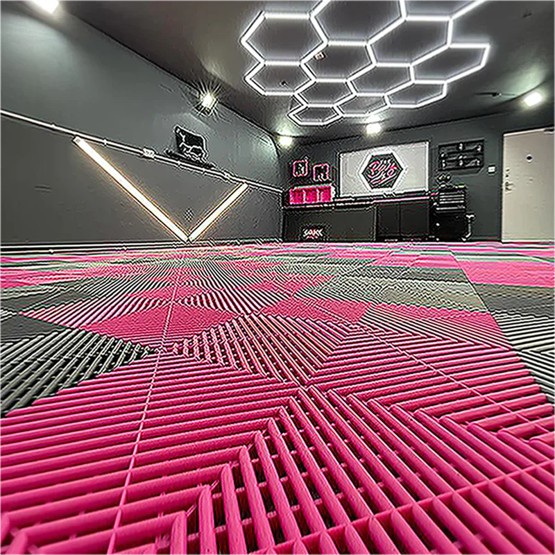 

High-strengh Best Selling Interlocking Garage Floor Tiles/Removable Interlocking Floor Mats For Warehouse plastic flooring