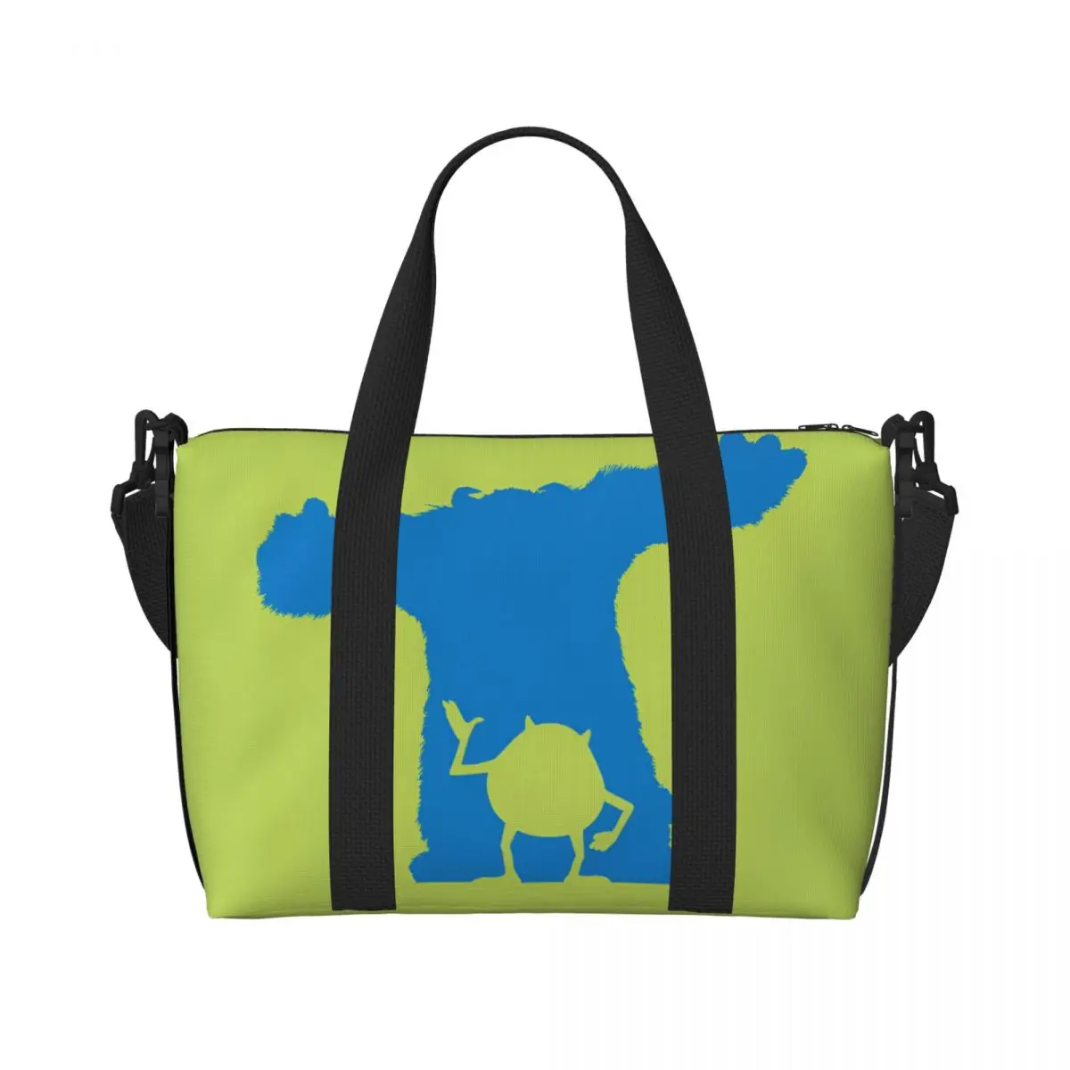 

Custom M-Monsters Anime University Tote Bag Women Large Capacity Beach Gym Shoulder Travel Bag