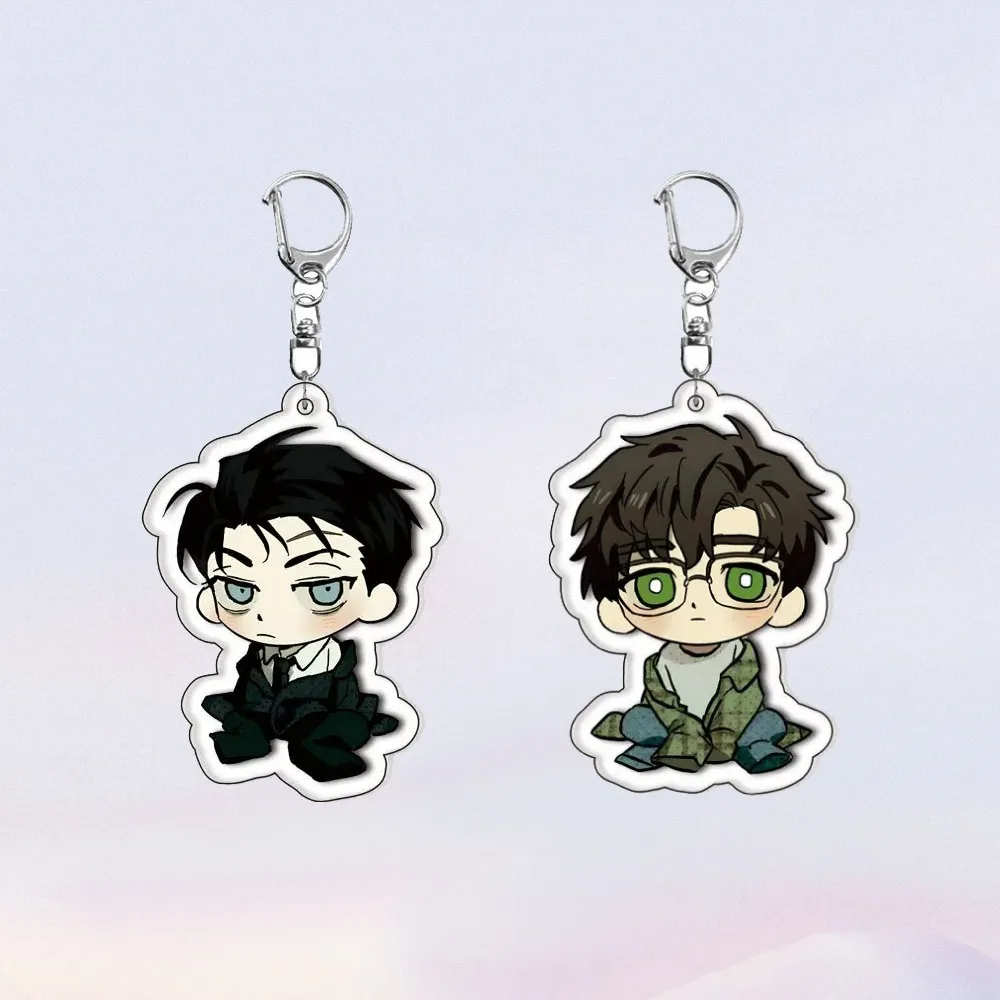 

Diy Under The Greenlight Comic Acrylic Keychain Anime Peripherals Cute Cartoons Creative Backpack Pendant Jewelry Holiday Gifts