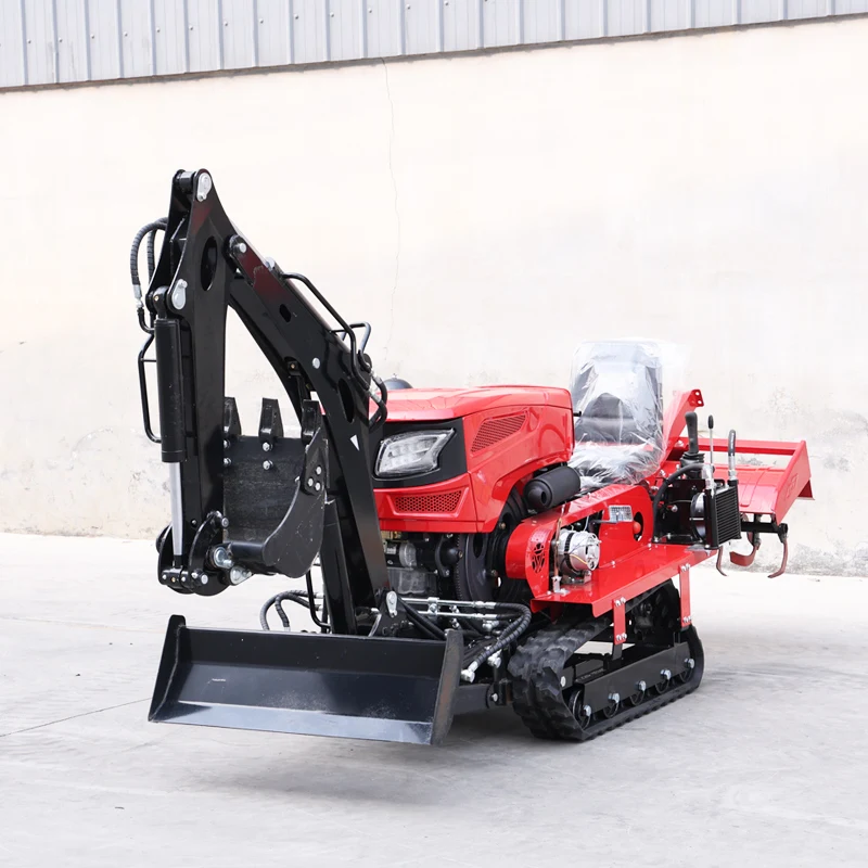 

Customized Ride-On Small Rotary Tiller, Full Terrain Crawler Rotary Tiller and Farm Plowing Machine for Agricultural Use