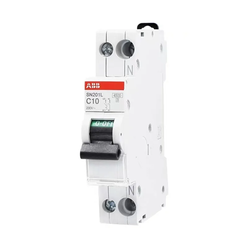 

ABB SN201 L миниатюрный автоматический выключатель 1P + N воздушный переключатель с двойным входом и двойным выходом SN201L новый оригинальный