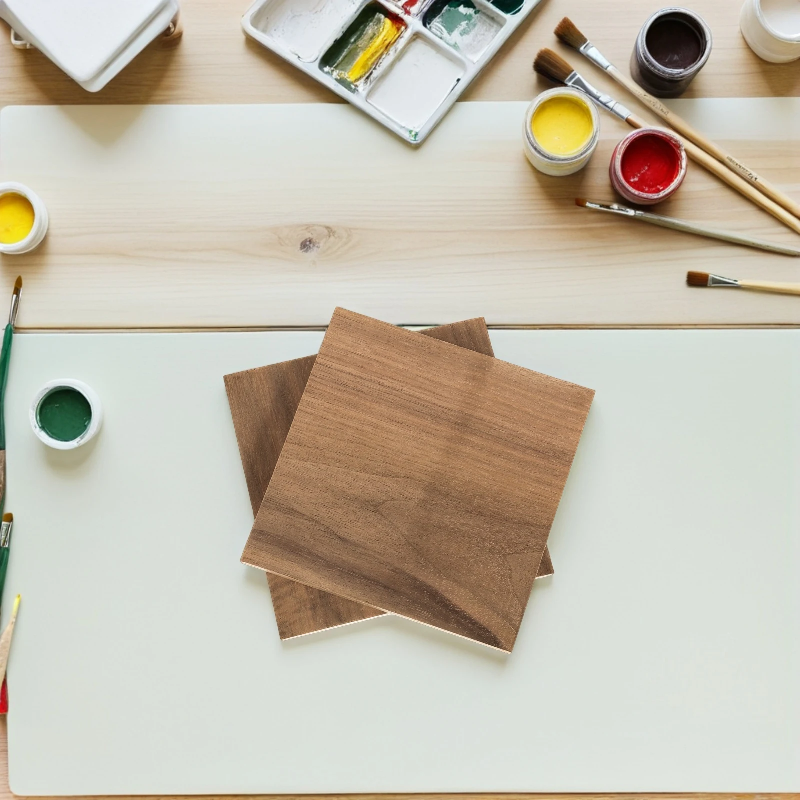 

2Pcs Black Walnut Thick Wood Planks Natural Material for DIY Carving Wood Blocks Handicrafts Home Decor Crafts