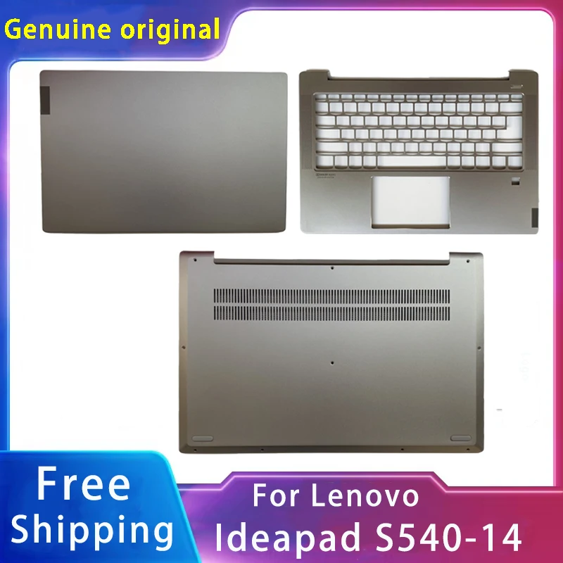 Новинка, аксессуары для ноутбуков Lenovo Ideapad S540-14 Replacemen, задняя крышка с ЖК-экраном, с логотипом, серая 5CB0S17207