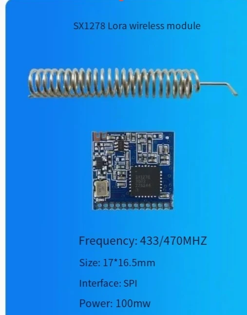 

SX1278 LOra Spread Spectrum/433M Wireless Module/5km Wireless Transceiver Module