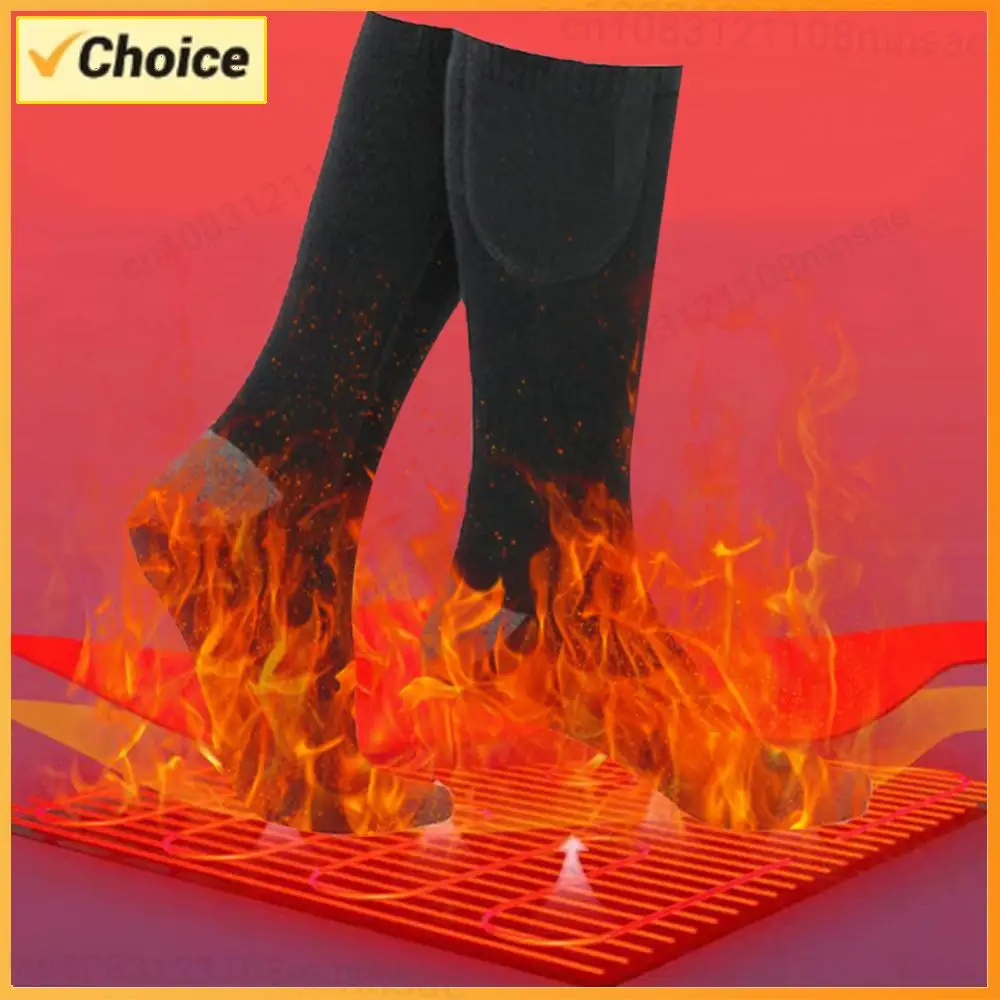 

Электрические носки с подогревом (без батареи), 3 уровня температуры, электрические носки с подогревом, устойчивые к холоду, грелки для ног, быстрый нагрев для мужчин и женщин