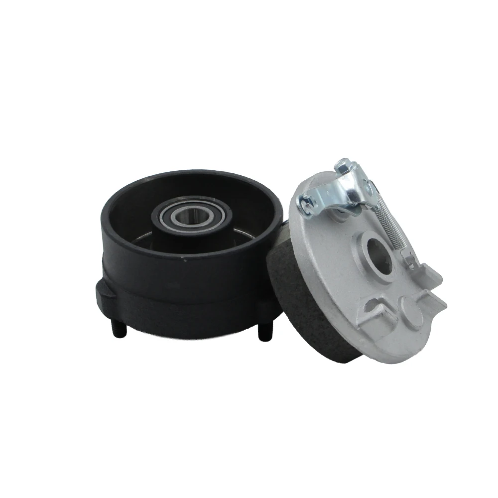 Front Brake Drum Wheel Hub Left/Right Pads Cover For 49cc 50cc 70cc 90cc Electric Kids ATV Go Kart UTV Buggy Quad Bike Parts
