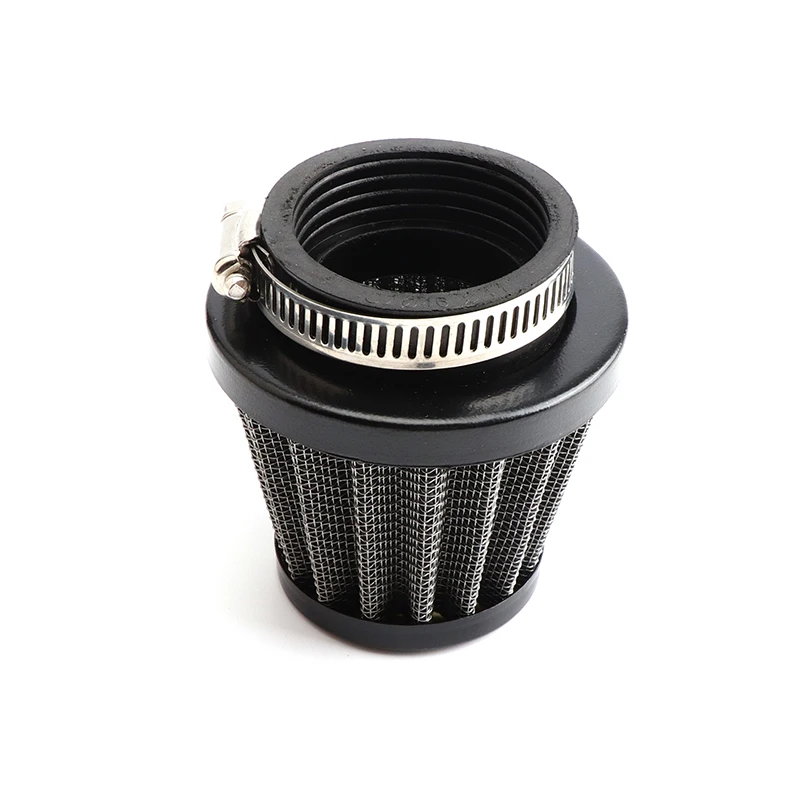 Universal 35mm/38mm/42mm/45mm/48mm Mushroom Head Motorcycle Carburetor Air Filter Cleaner Intake Pipe Modified Scooter ATV