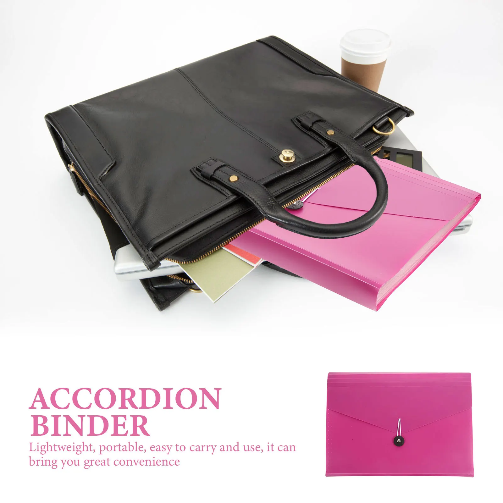 

Папка-аккордеон большой емкости с несколькими карманами, офисный органайзер для документов, купюр, чеков, хранения бумаги, портативный настольный компьютер