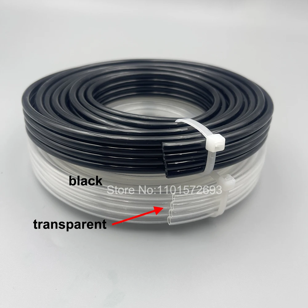 10M 4 Ways Ink Hose Pipe Tube For Epson DX5 DX7 I3200 XP600 TX800 Roland Mimaki Mutoh Bulk Supply System Cartridge 4 Line Tubing