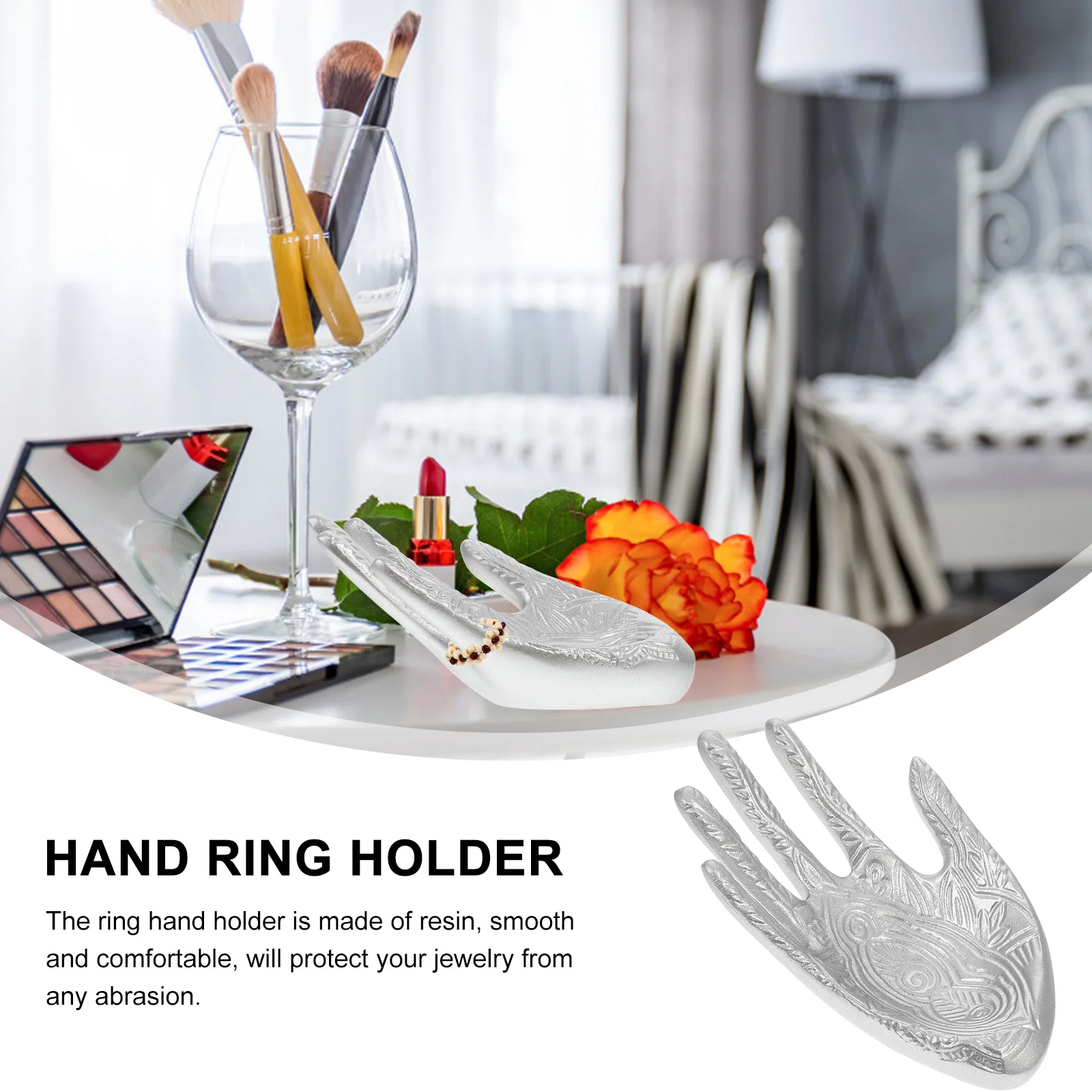 

Ring Stand Jewelry Holder Shape Finger Display for Storage Wristband