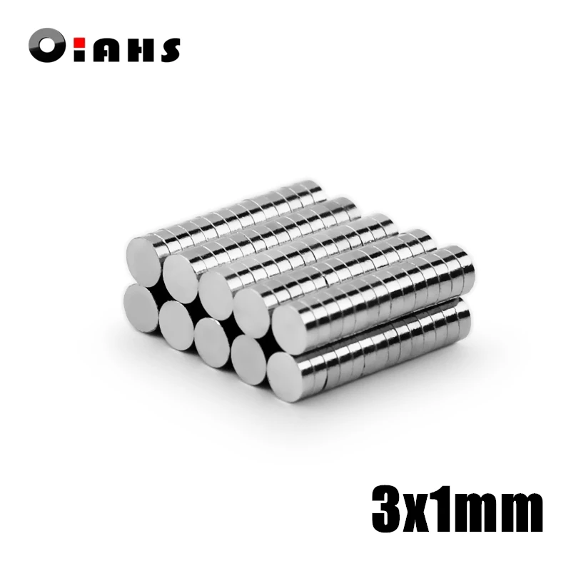 

3x1mm Small Round Neodymium Magnets 3*1mm Strong Rare Earth Magnet