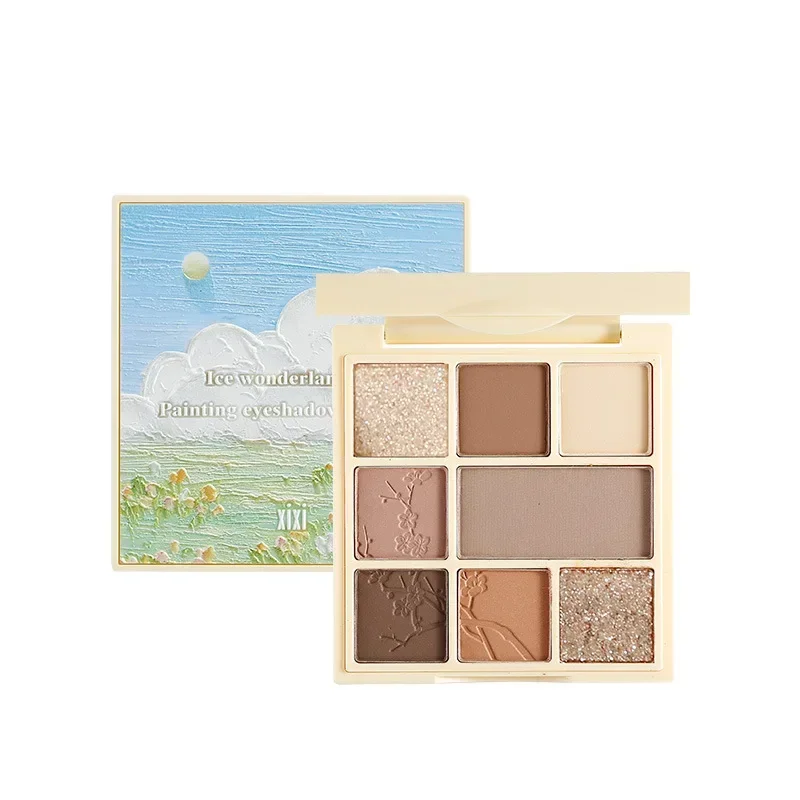 Palette di ombretti Pearl Matte 8 colour Eye Shadow Makeup Palette Mattes High-Shine shimmer-fino a 12 ore di usura