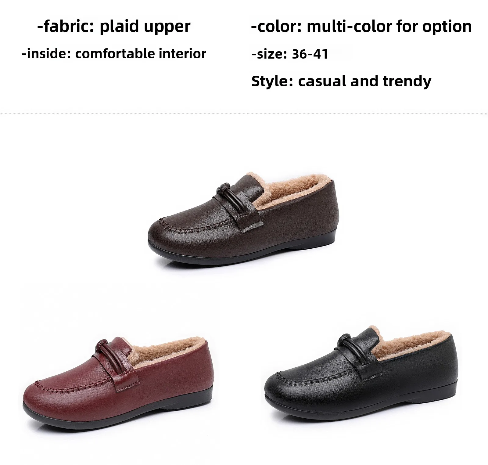 Damen-Winterschuhe, neue rutschfeste, wasserdichte Baumwollstiefel, beliebte modische Freizeit-Baumwollschuhe – Detail 3