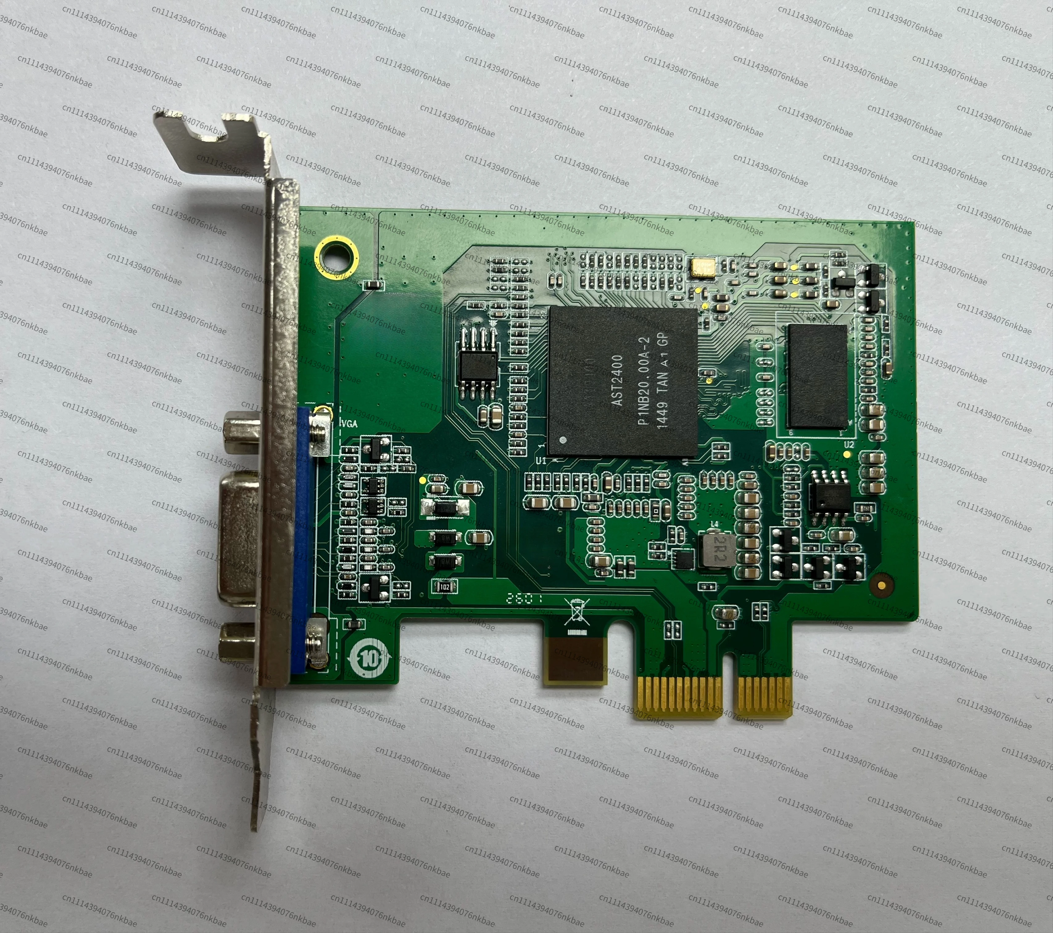 New Graphics Card ASPEEDAST2400 PCIE X1 Low Power Consumption, Bright Card X79/X99 Perfect VGA