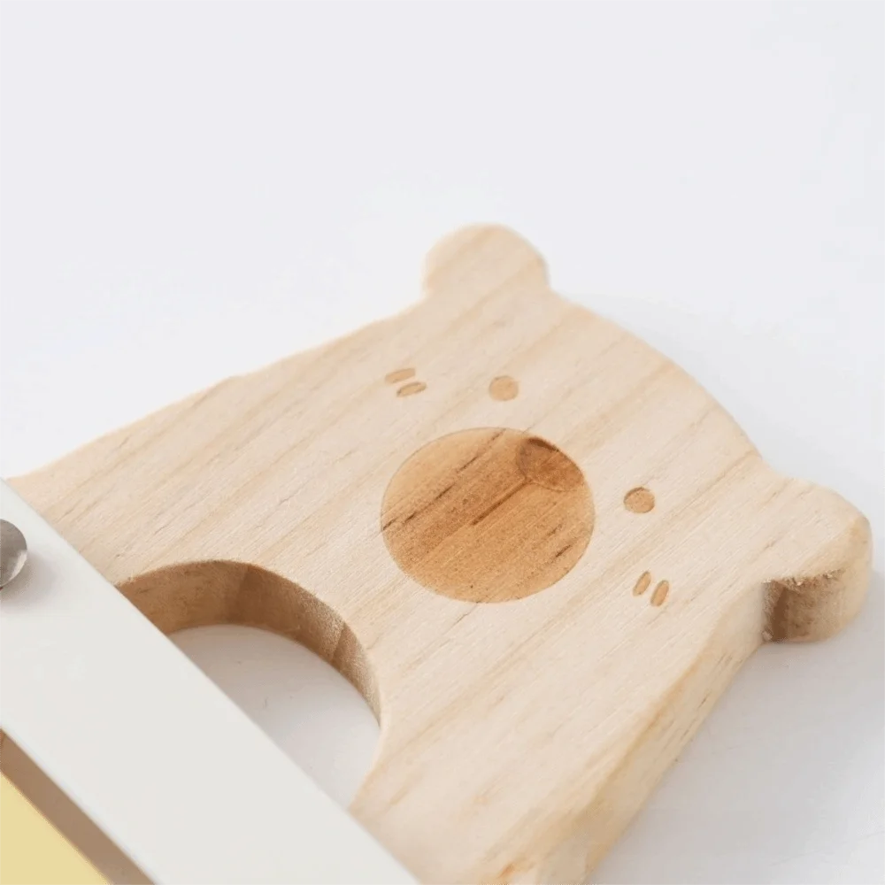 Education Multicolor Musical Instrument Wooden Beads Montessori Rattle Early Educational Wooden Drum Children