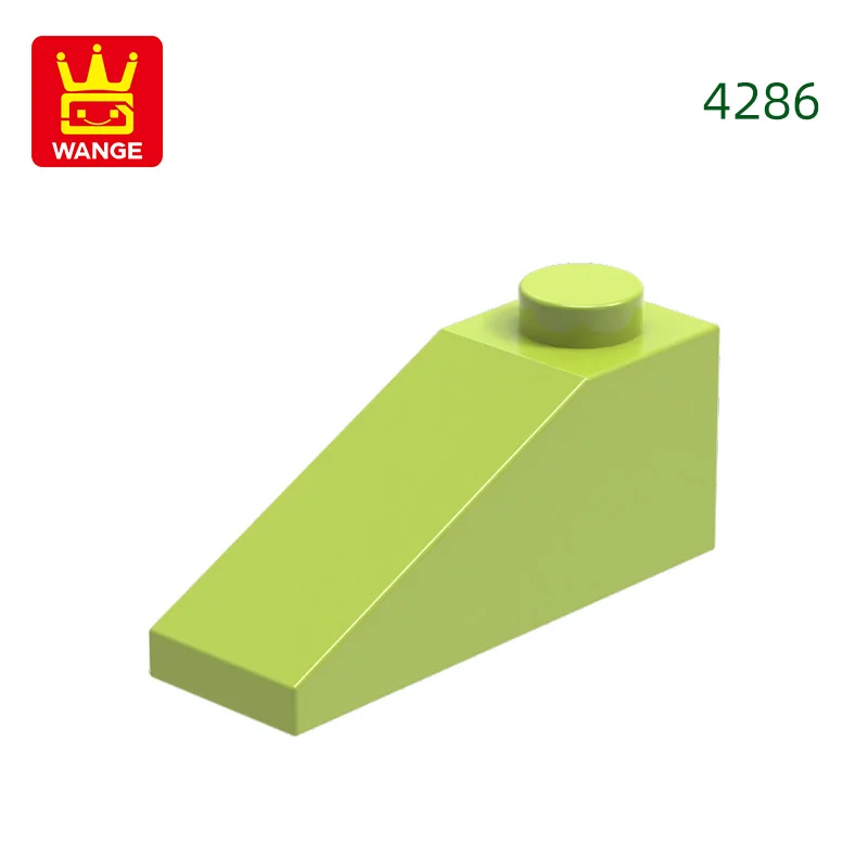 Wange 116 stks/partij 4286 1x3 Hellende Gebied Bouwstenen Moc Dak Accessoires Compatibel Met Schuine Bakstenen Kinderen Speelgoed Geschenk