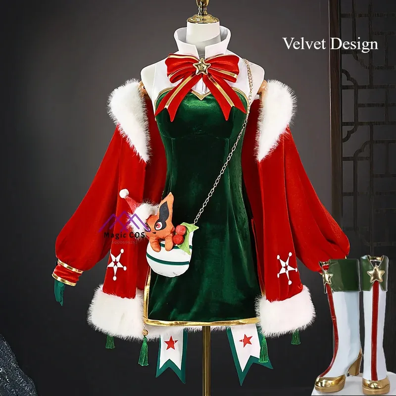 

Uzumaki Kushiina Winter Styles Hot Cosplay Costume Anime Party Christmas Uniform Accessories for Comic Con Coser Anime Clothes