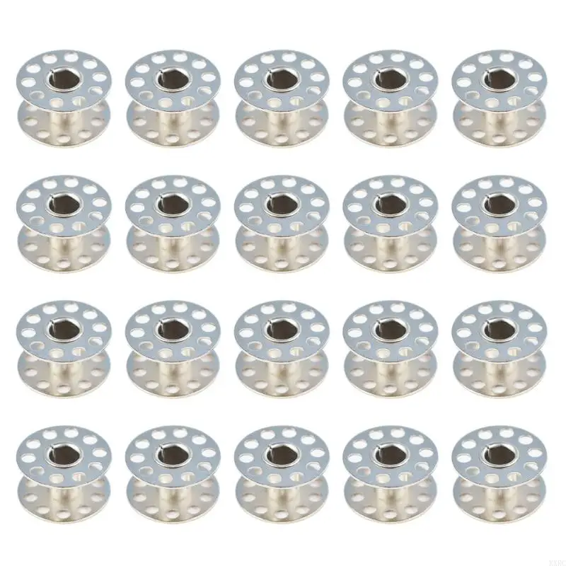 KXRC 20 Metal Bobbins Made for Sewing Machines for Craft Sewing DIY Crafts Wholesale Stay Prepared Standard Size