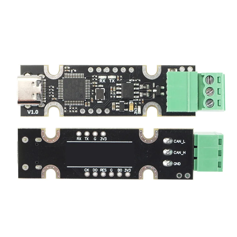 USB To CAN Adapter with STM32F072 Chip Supports CAN2.0A & B Used for CAnable / CandleLight / Klipper Firmware