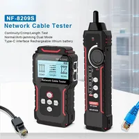 NF-8209S Network Cable Tracker Lan Measure Tester Network Tools LCD Display Measure Length Wiremap Tester Cable Tracker