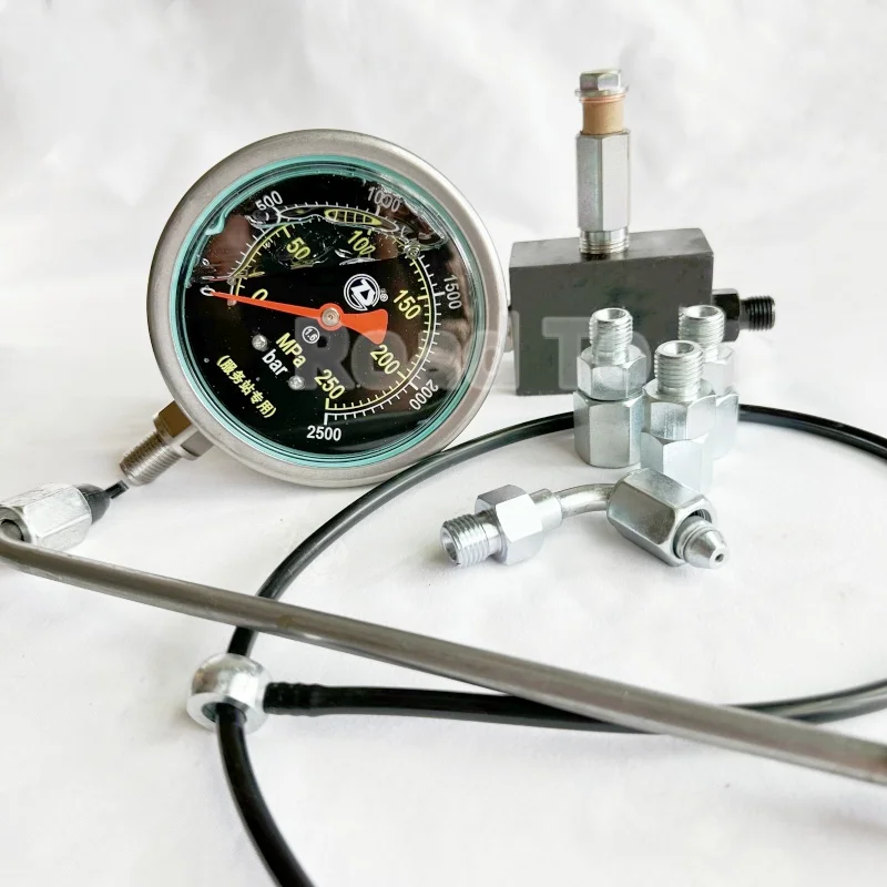 250Mpa Diesel Common Rail Pump Plunger Pressure Tester with Pressure Relief Valve