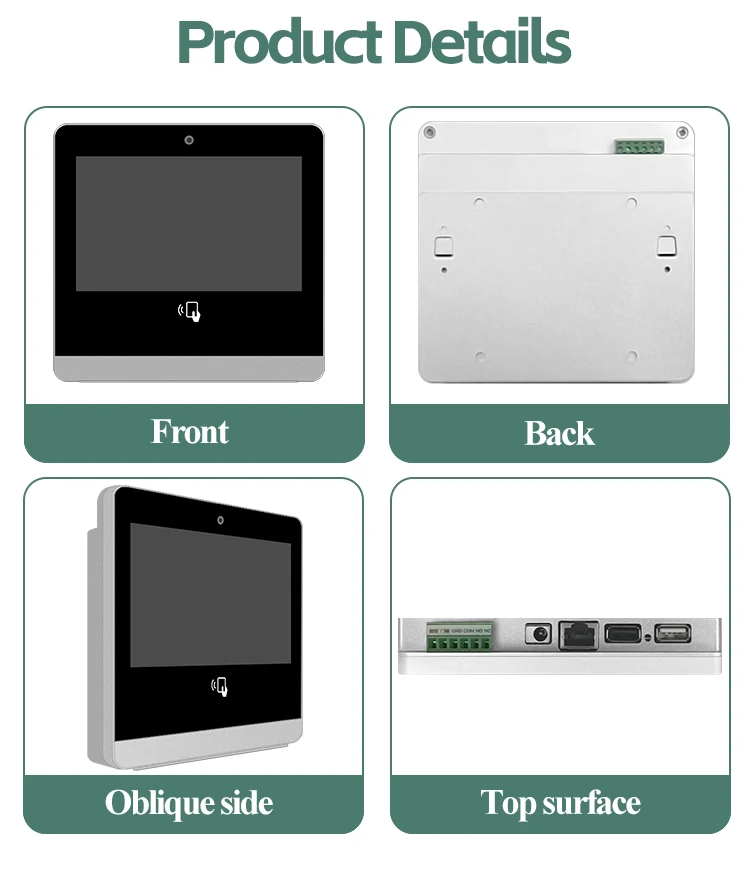 Small Size 5 Inch Smart Android Tablet Poe Power Nfc Rs232 Wall Mounted Touch Screen Mini Tablet