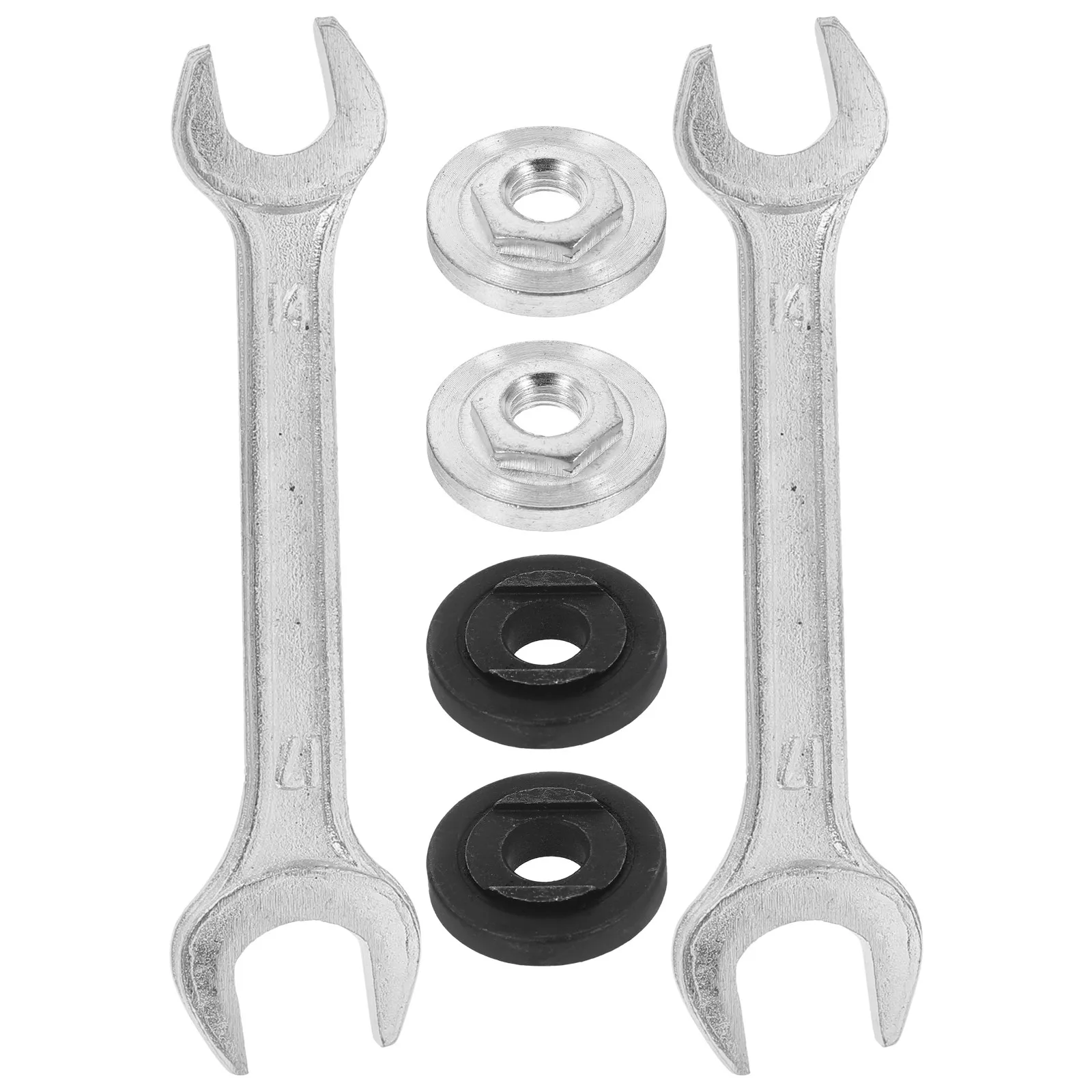 

Комплект из 2 наборов фиксирующих гаек для угловой шлифовальной машины, внутренняя и внешняя прижимные пластины для шлифовальных и отрезных дисков, прочные, высококачественные.