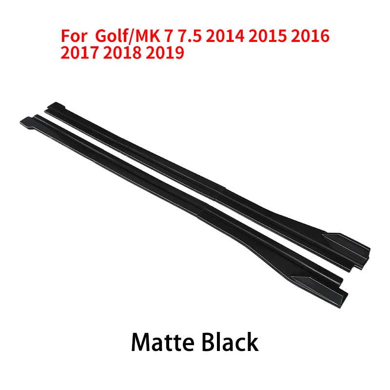 Auto Golf 7 Accessoires Zijskirts Voor Golf/MK 7 7.5 2014-2019 Verlenging Splitters Body Apron Lip Splitter Winglet Carbon Fiber - afbeelding 1