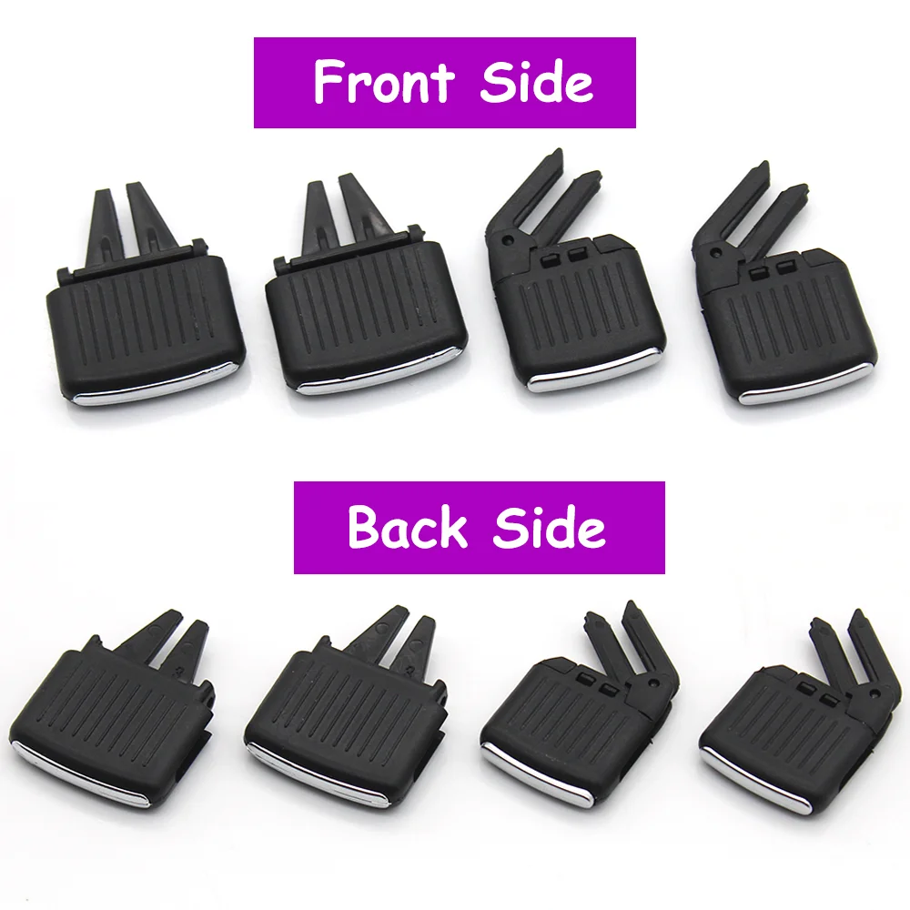 Car Front Rear Air Conditioner AC Vent Grille Slider Outlet Tab Clip Repair Kit For Volkswagen Golf 6 Sagitar Jetta 1KD819703