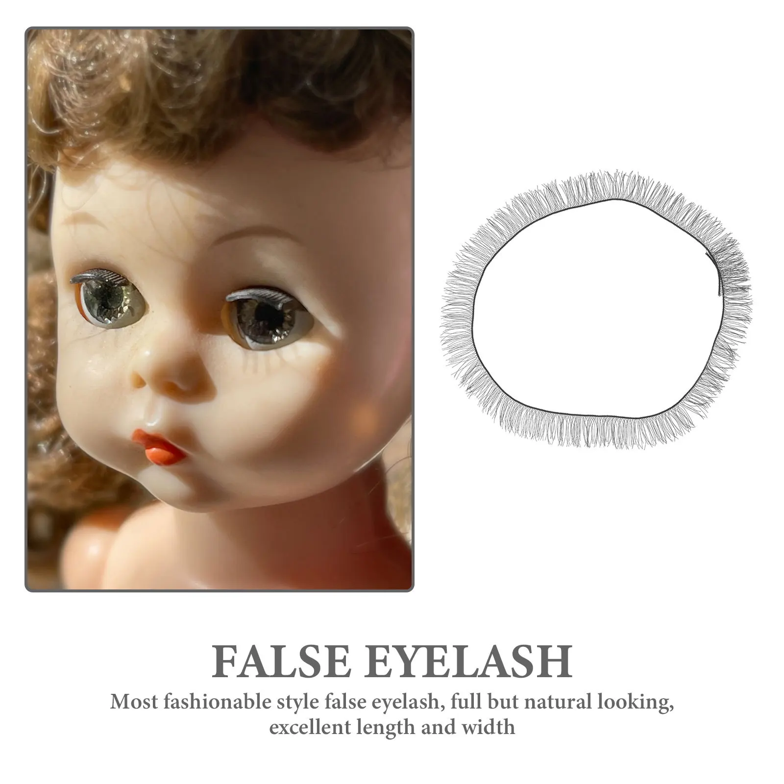 30 قطعة الرموش الصناعية الكاملة كاذبة حزمة الطبيعية لينة سميكة مجعد لاش Diy بها بنفسك الطين الحرف اكسسوارات عدة رموش اصطناعية #3