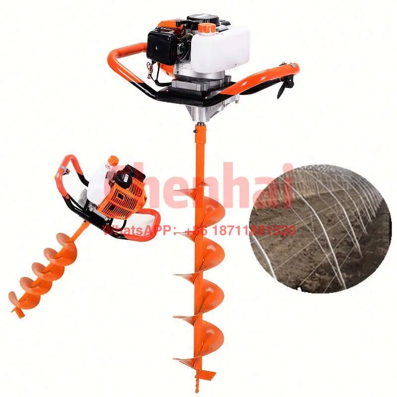 

low cost earth auger hole digging machine gasoline auger