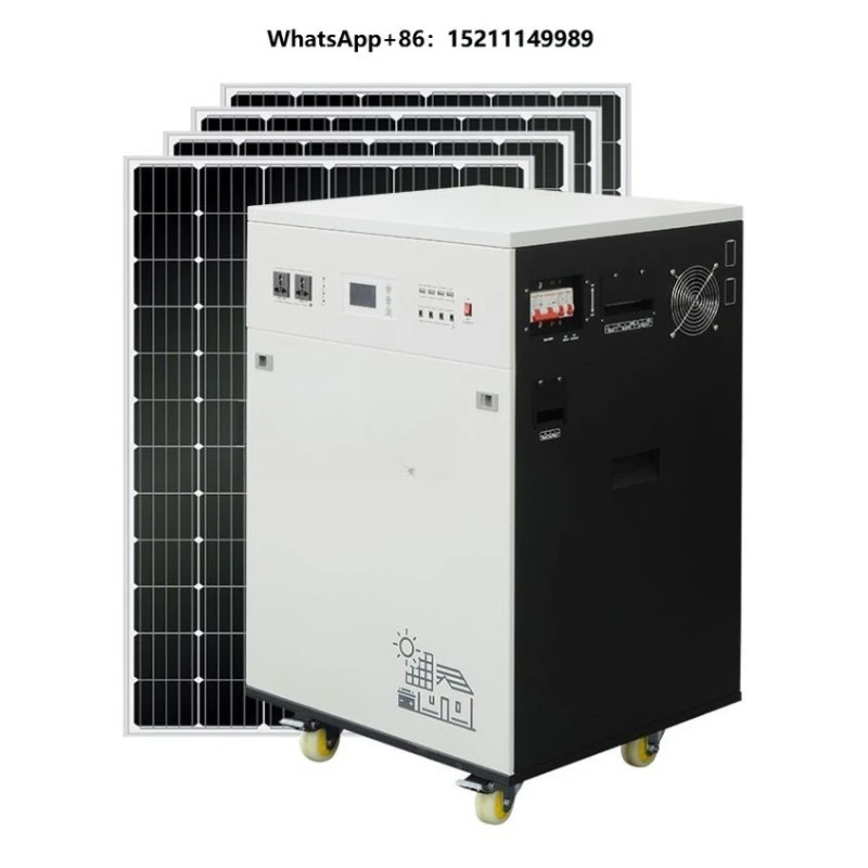 6000w Electric Portable Power Generator with Mppt Solar Panels 1500w Rechargeable Lead-Acid Battery 7000w & 3000w Options