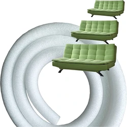 1 Roll Circular Non Slip Foam Strip, Cover Foam Grips for Couch Slipcovers Furniture Seat Chair Covers, Antislip Foam Slipcover