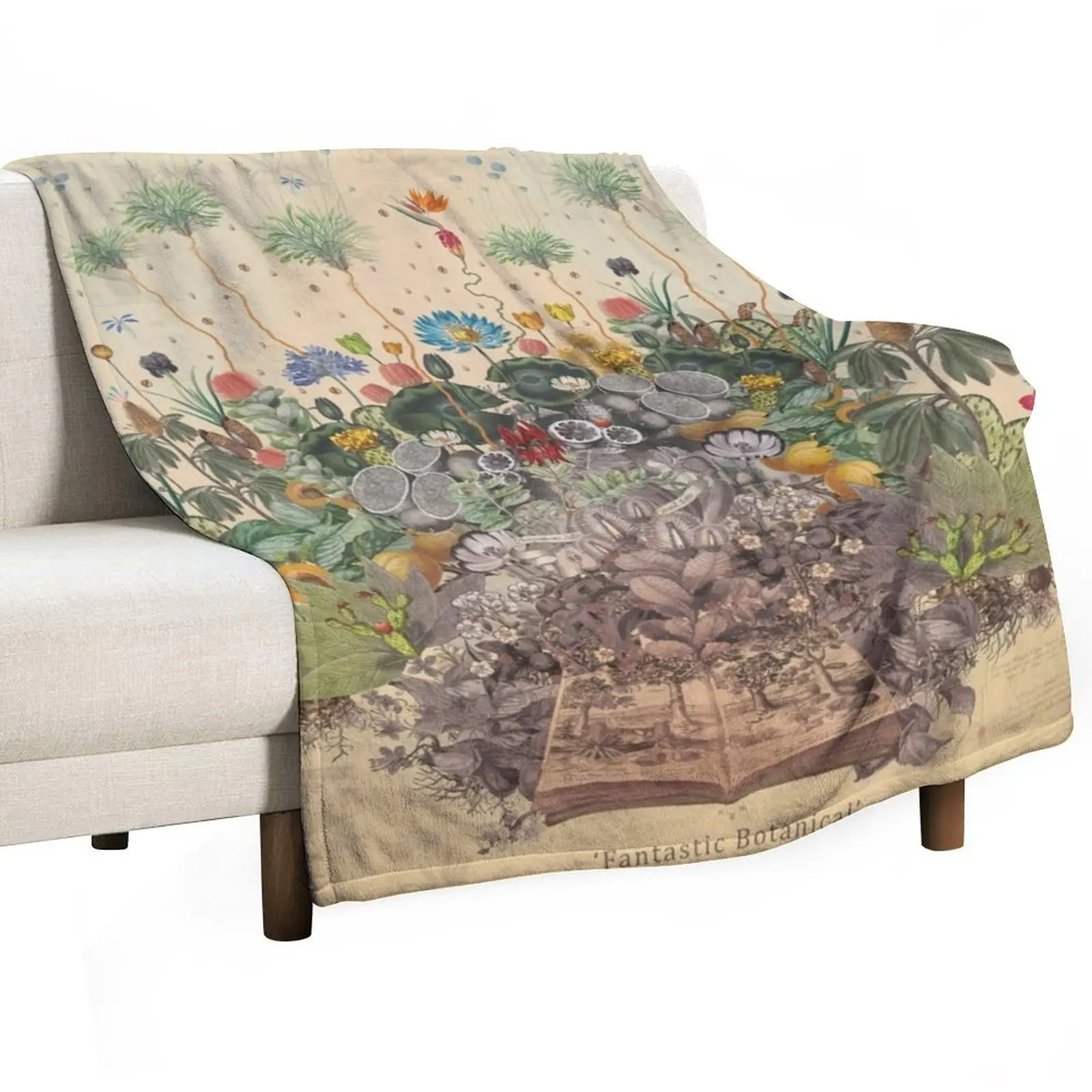 

FANTASTIC BOTANICAL Throw Blanket Moving Cute Hair Blankets For Baby Blankets