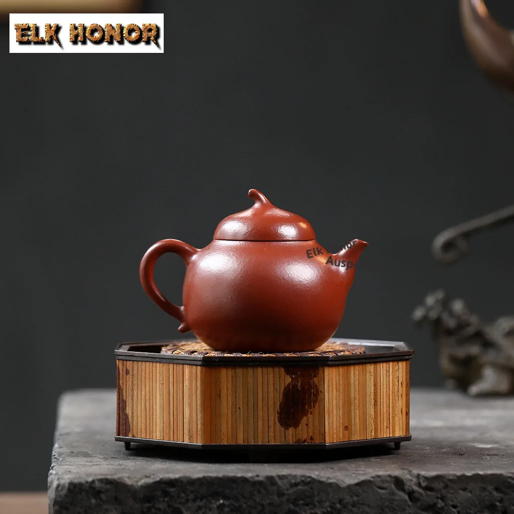 

190ml High-end Yixing Purple Clay Teapots Handmade Aubergine Pot Raw Ore Zhu Mud Kettle With Infuser Zisha Tea Set Drinkware
