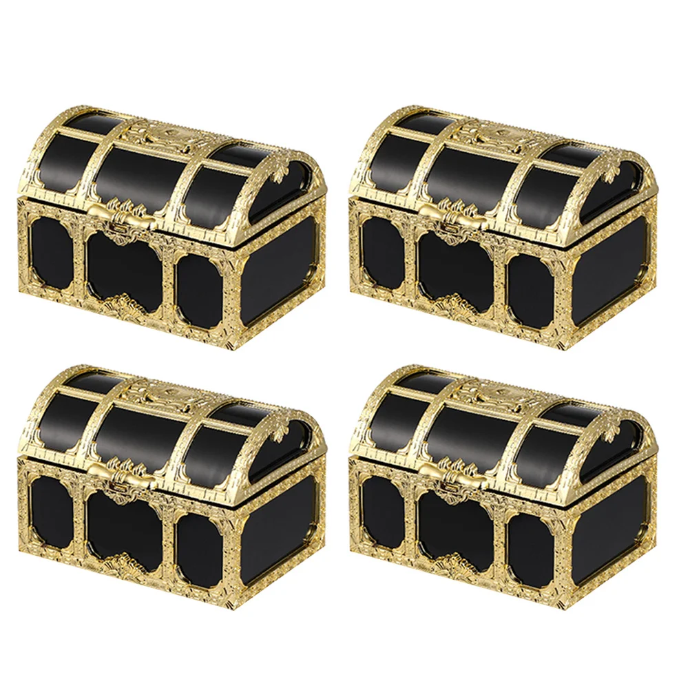 

4Pcs Pirate Candy Box Vintage Style Treats Holder for Bridal Shower Presentation Unique Favor Box