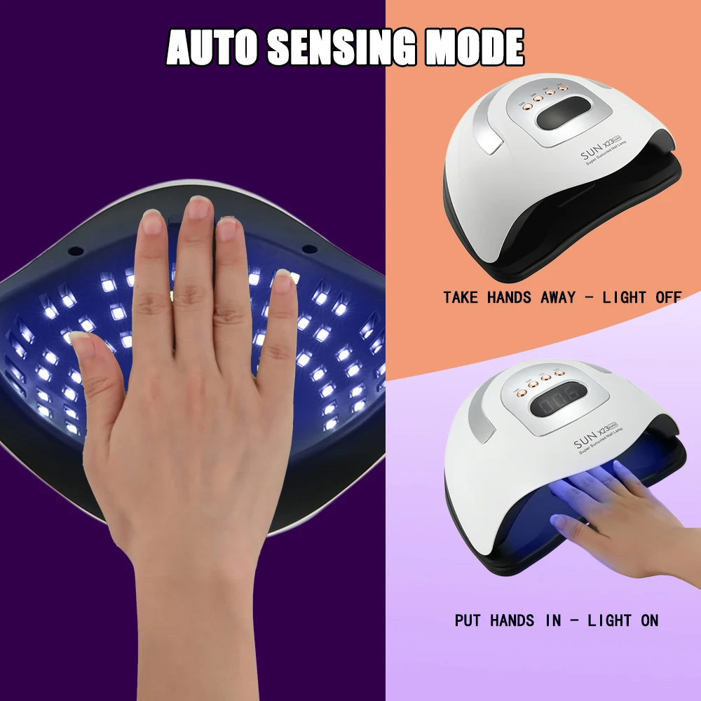 SUNX23 MAX Uv Nail lamp Nail Dryer 81 Beads Uv Light For Nails Professional Curing Lamp Drying Gel Nail Dryer Manicure Equipment